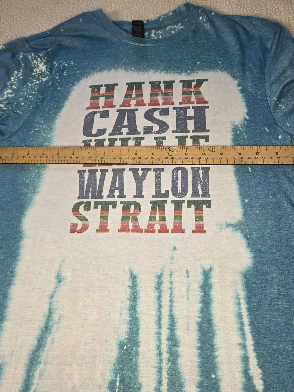 Tie Dye Country Legends Graphic Home Accent Size M Medium Unbranded